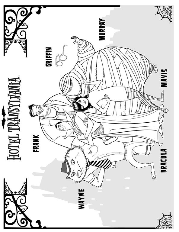 Kids-n-fun.com | Coloring page Hotel Transylvania Hotel Transylvania 3